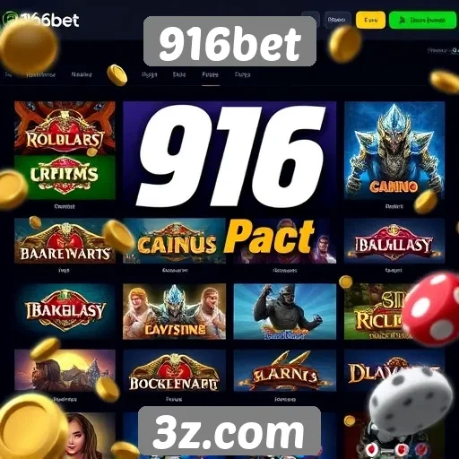 Opções de jogos disponíveis no 916bet