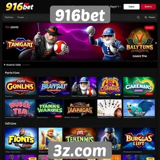 Avaliação dos jogos disponíveis no site 916bet