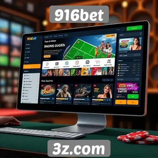 Interface e experiência do usuário no 916bet